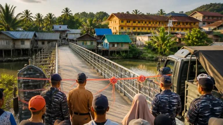 Jembatan Merah Putih Presisi di Tarakan diresmikan, harapan baru bagi akses pendidikan dan perekonomian