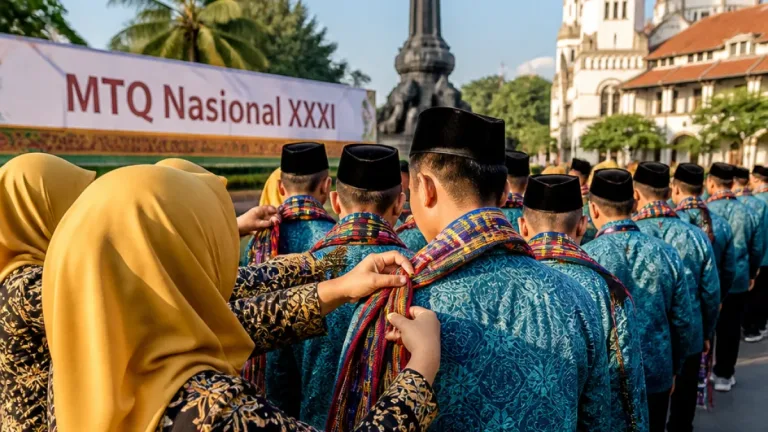 Kafilah Papua Barat Daya Puji Sambutan Hangat di Semarang, Selendang Rajut Jepara Jadi Lambang Persaudaraan