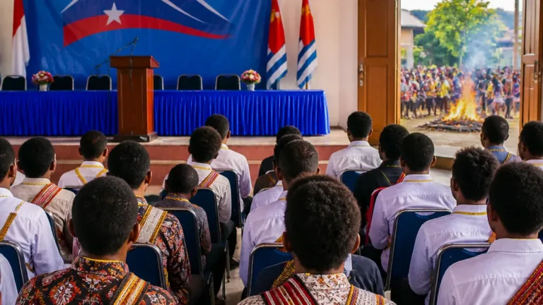 Kalvin Penggu Dilantik Pimpin KNPI Papua Pegunungan, Gubernur Tekankan Peran Pendidikan Kepemimpinan