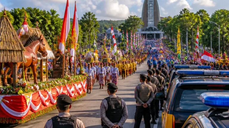 Kapolda NTT Tekankan Persatuan saat Pawai Pembangunan dan Karnaval Budaya 2026 di Kupang