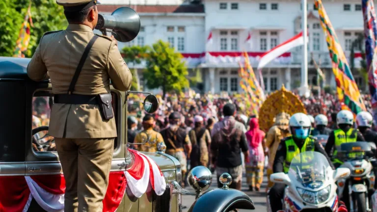 Kapolres Gresik Ikut Merdeka Carnival, Serukan Gerakan "Jogo Gresik" saat Parade