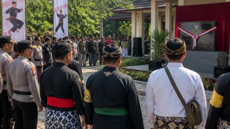 Kapolri Resmikan Balai Latihan Silat di Banten, Ajak Jawara Sinergi Jaga Kamtibmas