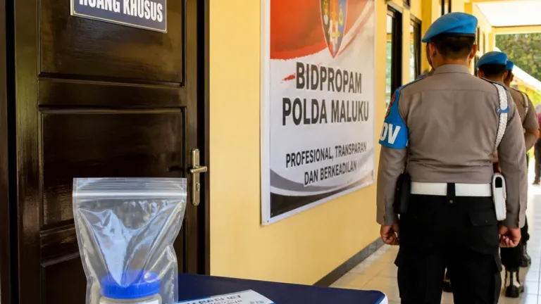Kapolsek di Ambon Diproses Bidpropam Polda Maluku Usai Hasil Urine Positif Metamfetamin