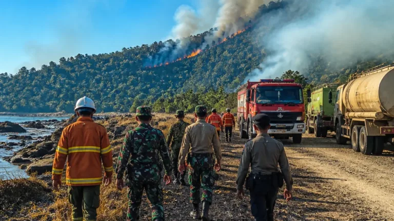 Karhutla Melanda Tiga Kabupaten di Papua Barat, Pemadaman Terkendala Akses dan Sumber Air
