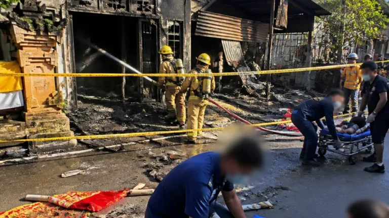 Kebakaran di Denpasar Diduga Akibat Rakit Kembang Api, Dua Bangunan Hangus