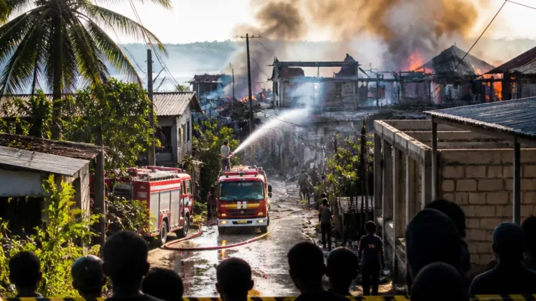 Kebakaran di Pengantungan Bengkulu Hanguskan 21 Rumah, Warga Diminta Tidak Berkerumun