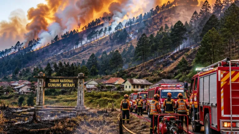 Kebakaran Hutan di Blok Gentong Merapi Serap 30 Hektare, Ancaman Kebakaran di Magelang