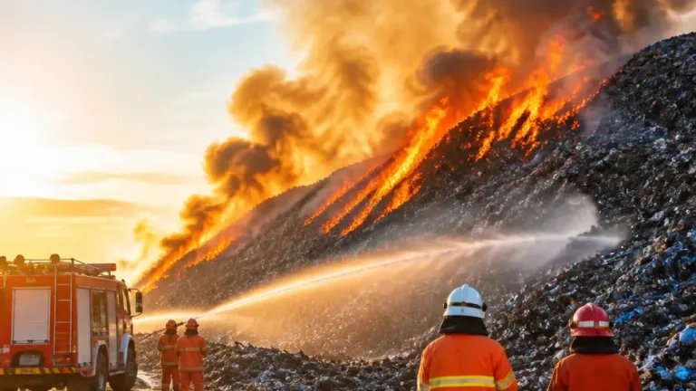 Kebakaran Meluas di Parepare, TPA Aloppoe Terbakar dan Petugas Dikerahkan