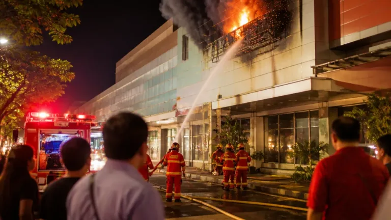 Kebakaran Nipah Mall di Makassar Diduga Berawal dari Korsleting pada Neon Box