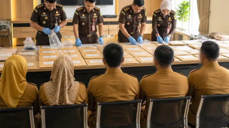 Kejari Amankan Lima PNS Disdikbud Lubuklinggau, Puluhan Amplop Ditemukan Terkait Dugaan Pungli BOSP