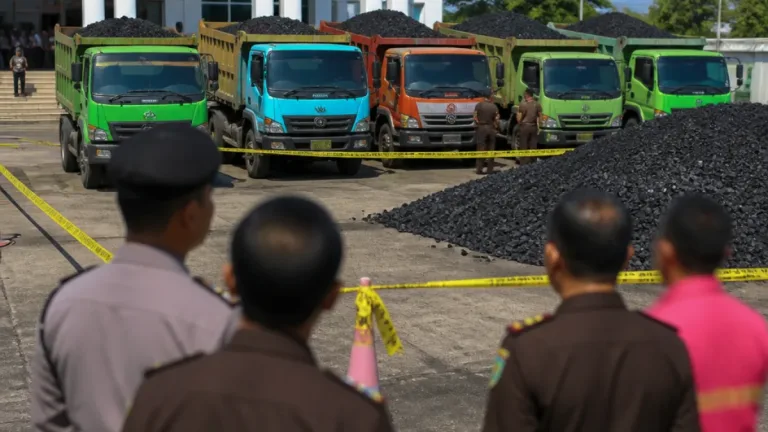 Kejari Bengkulu Tahan Tiga Tersangka Tambang Ilegal dan Sita Lebih dari 80 Ton Batu Bara