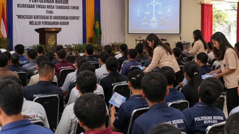 Kejati NTT Edukasi 1.800 Mahasiswa Baru tentang Pencegahan Kekerasan di Kupang