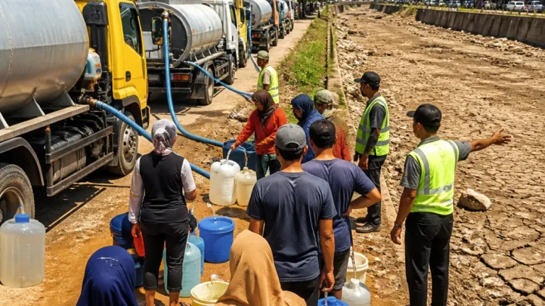 Kekeringan Serius di Tasikmalaya, 50.673 Warga Terdampak dan Pasokan Air Darurat Berjalan