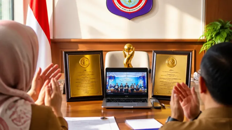 Kemenhaj Gorontalo Raih Dua Penghargaan Teratas untuk Digitalisasi Pengelolaan Keuangan