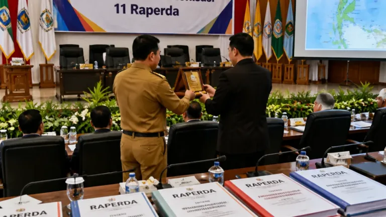 Kemenkum Malut Beri Penghargaan JDIH ke DPRD Haltim dan Mendesak Percepatan Harmonisasi 11 Raperda