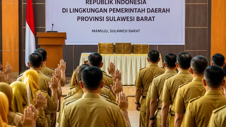 Kemenkum Sulbar Lantik MPDN dan PPNS: Tekankan Integritas untuk Kepastian Hukum