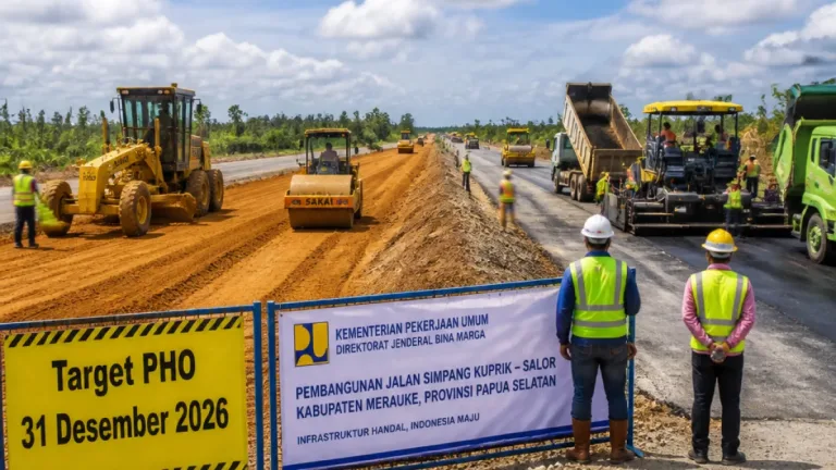 Kementerian PU Genjot Rekonstruksi Jalan DOB Papua Selatan, Target PHO 31 Desember 2026