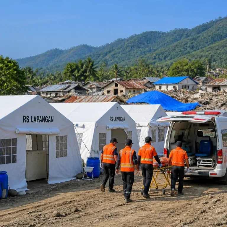 EMT Muhammadiyah Dirikan RS Lapangan di Dampek untuk Perkuat Layanan Pascagempa Flores