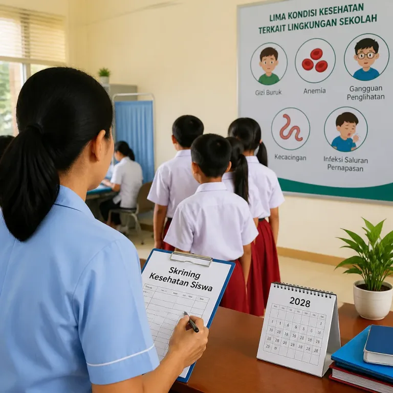 Mulai 2028, Pemeriksaan Kesehatan Siswa Diperluas untuk Lima Kelompok Penyakit di Sekolah