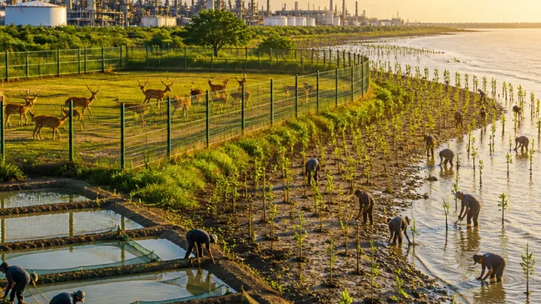 Kilang Plaju Perkuat Konservasi Satwa, Perluas Penghijauan dan Tanam 21.000 Mangrove di Sumsel