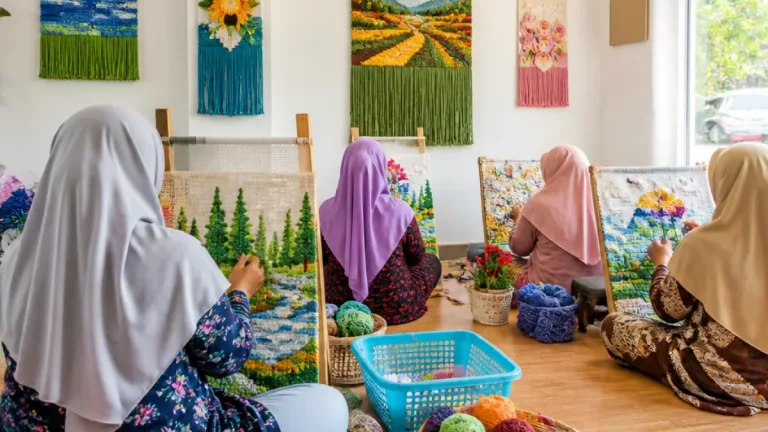 Klub Rajut di Purwokerto: Wadah Sosial dan Ekonomi untuk Ibu-ibu Lansia