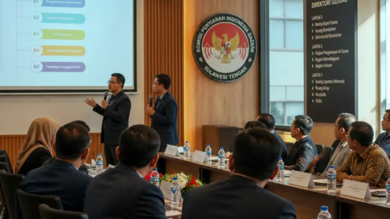 Komisi I DPRD Sulbar Studi Banding ke KPID Sulteng untuk Pelajari Mekanisme Seleksi