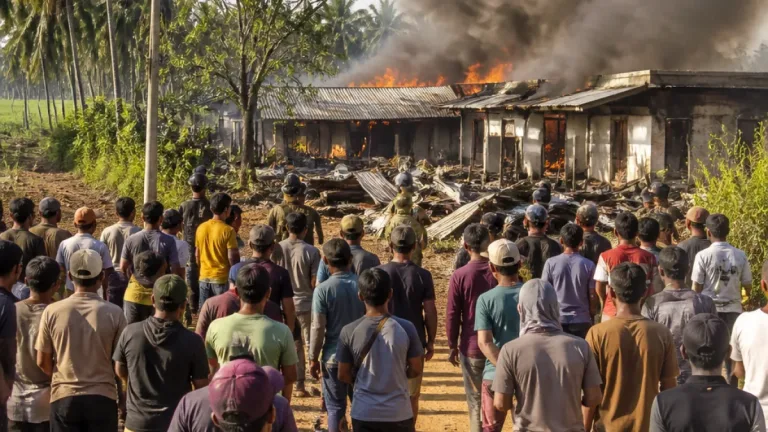Konflik Lahan di Anak Tuha, Lampung Tengah: Ratusan Massa Serbu Lokasi dan Fasilitas Perusahaan Dibakar