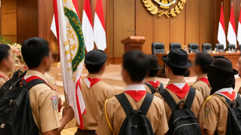 Kontingen Jamnas XII Kepri Disambut Anggota DPD RI di Gedung MPR/DPR/DPD