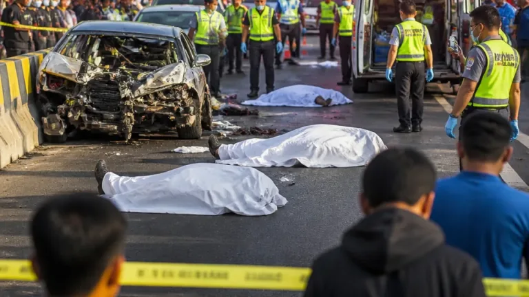 Kotamobagu: Mobil Peserta Drag Race Hilang Kendali, 8 Penonton Tewas