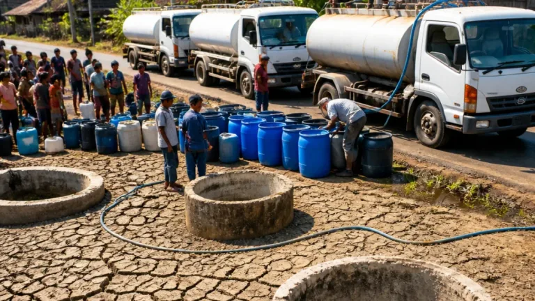 Krisis Air Bersih Meluas di Cilacap, Garuda Nusantara Salurkan 50 Ribu Liter