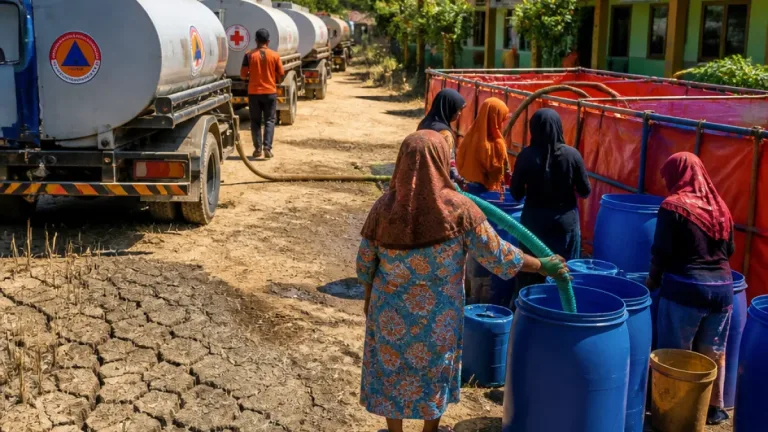 Krisis Air Melanda Pekalongan: 18 Desa Terdampak, 1,43 Juta Liter Sudah Disalurkan