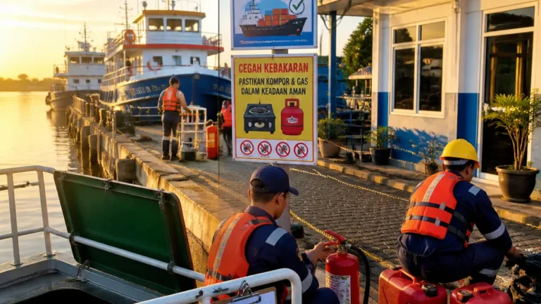 KSOP Sampit Imbau Waspada Kebakaran di Kapal dan Perketat Prosedur Keselamatan