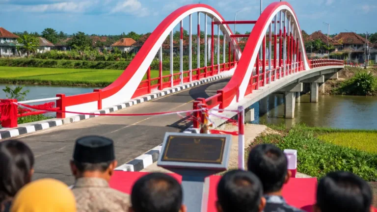 Kudus: Jembatan Garuda Merah Putih Resmi Sambungkan Dua Desa Setelah 20 Tahun