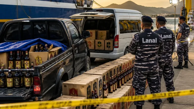 Lanal Lampung Gagalkan Penyelundupan 1.437 Liter Miras Ilegal di Bakauheni