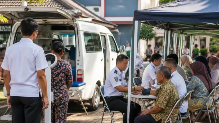 Lapas Narkotika Purwokerto Gelar Baksos dan Cek Kesehatan Gratis di Desa Kedungwringin