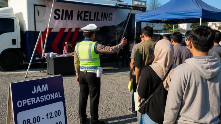 Layanan SIM Keliling Polres Cimahi Hadir di Eks Giant Kota Baru Parahyangan