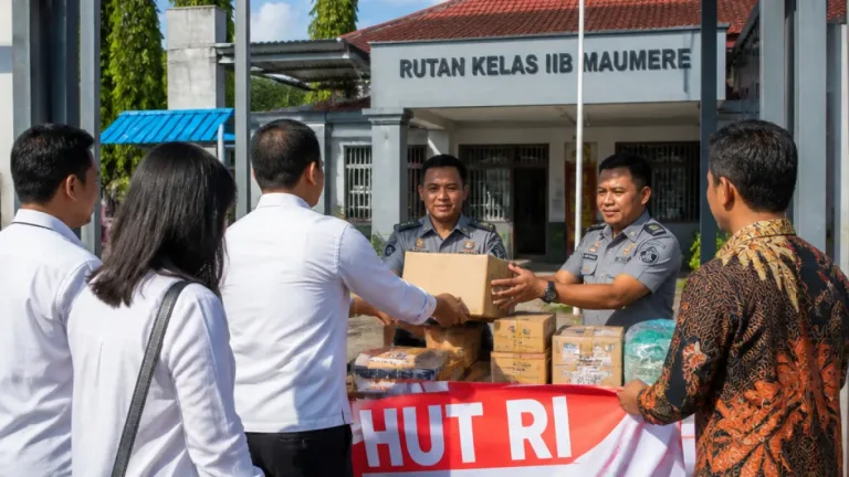 LBH Cinta Sikka Beri Dukungan untuk Perayaan HUT RI di Rutan Maumere