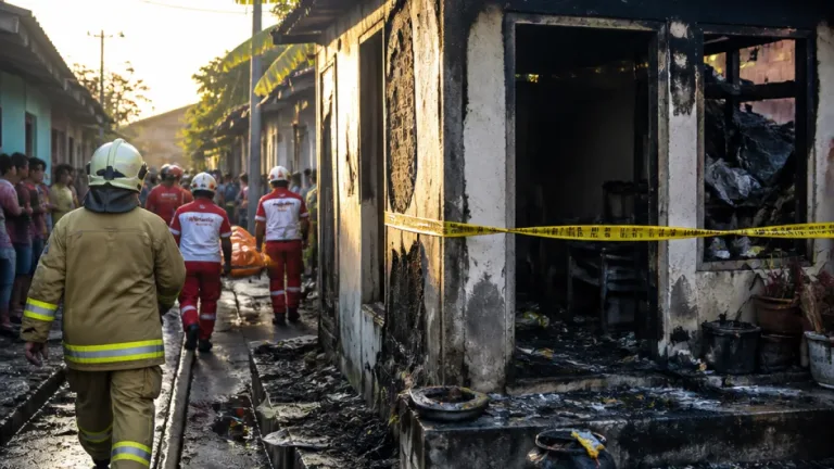 Ledakan Tabung LPG di Cikarang Utara Tewaskan Ayah dan Anak, Empat Lainnya Dirawat