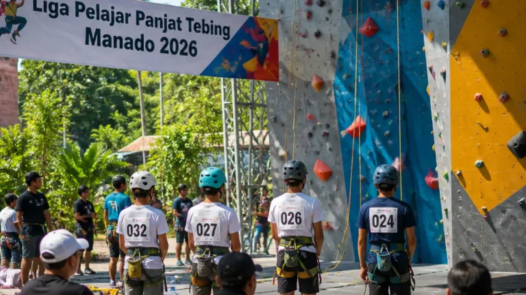 Liga Pelajar Panjat Tebing di Manado Dimulai, FPTI Dorong Pembinaan Atlet Muda