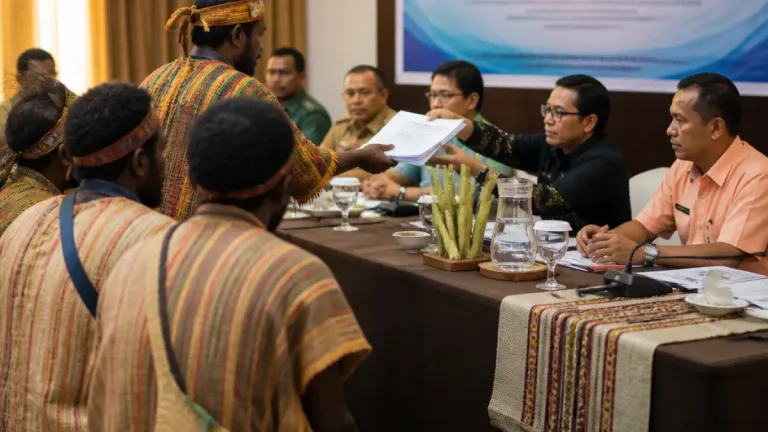 Lima Marga Kampung Onggari Tegas Tolak Pelepasan Tanah Adat untuk Perkebunan Tebu