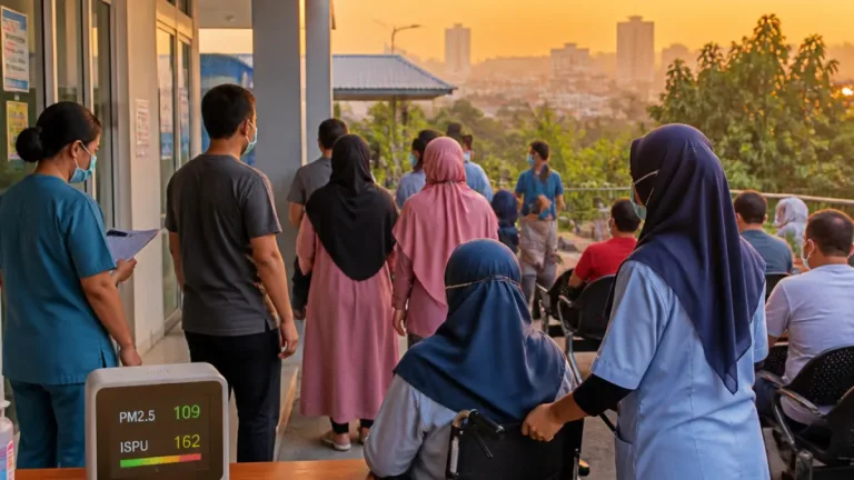 Lonjakan Kasus ISPA di Samarinda Terkait Fluktuasi Kualitas Udara Akibat Kabut Asap