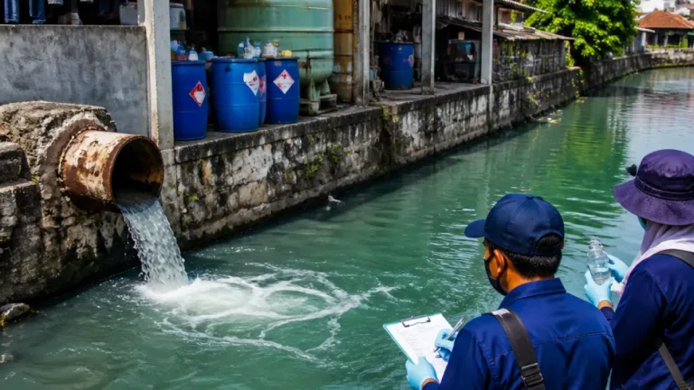 LPK-RI Dorong Transparansi Pengelolaan Limbah Laundry Jeans di Pekalongan