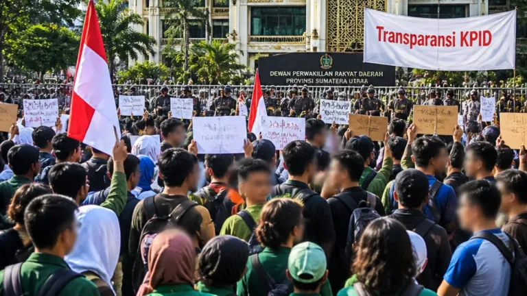 Mahasiswa Desak Transparansi Pengisian KPID Sumut: Seret DPRD Ungkap Verifikasi Calon