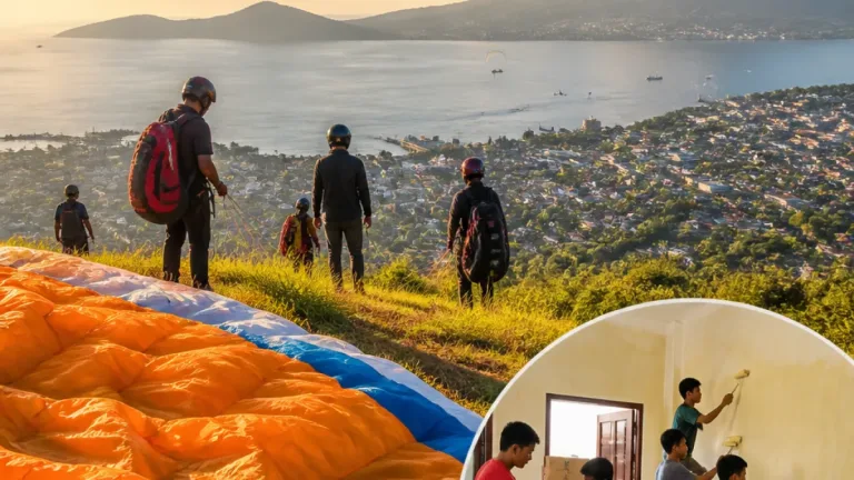 Mahasiswa UI Gelar Ekspedisi Paralayang dan Pengabdian Masyarakat di Maluku