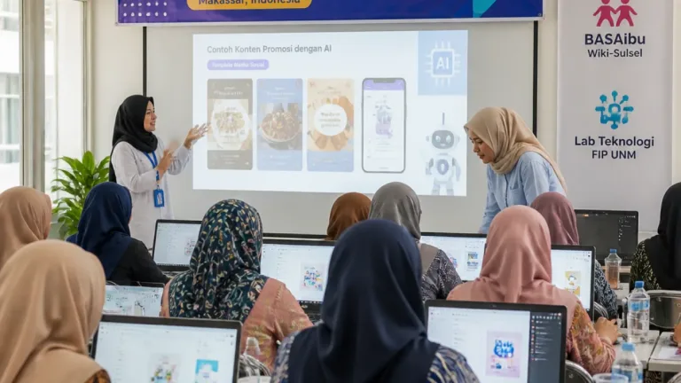 Makassar dorong UMKM perempuan naik kelas lewat pelatihan kecerdasan artifisial