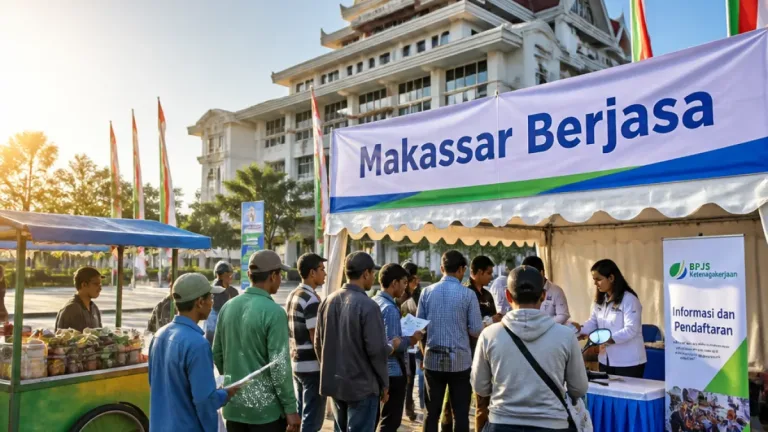 Makassar Perluas Perlindungan Sosial: 103.000 Pekerja Rentan Tercover BPJS Ketenagakerjaan