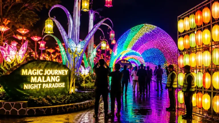 Malang Night Paradise: Wahana Magic Journey dan Spot Foto Jadi Daya Tarik Baru