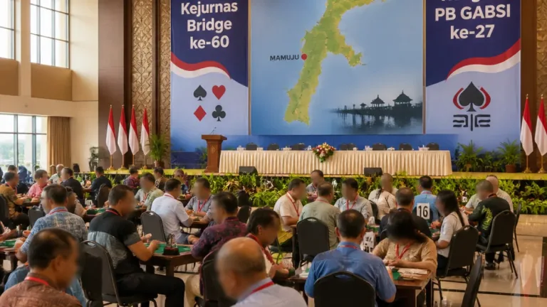 Mamuju Jadi Tuan Rumah Kejurnas Bridge ke-60 dan Kongres GABSI: Momentum Penentuan Arah Cabang