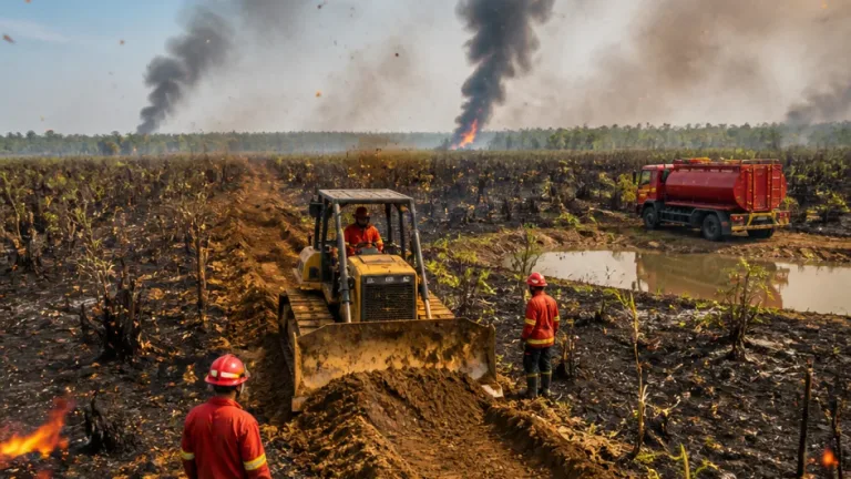 Manggala Agni Tangani Dua Karhutla di Riau, Luas Terbakar Capai Lebih 100 Hektare