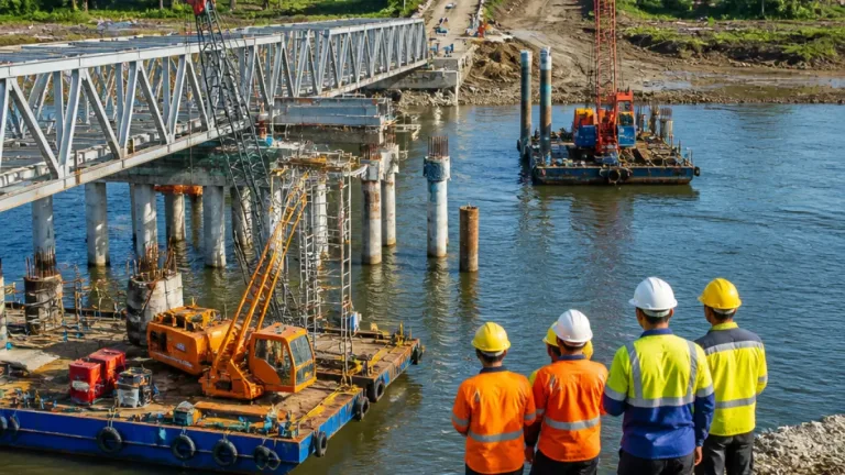 Manokwari Genapkan Akses Trans-Papua: Pembangunan Jembatan Wariori Capai 59,04%